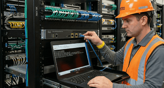 Instalación de Switches, UPS y equipos de red por Valteco