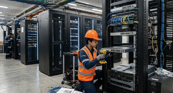 Montaje profesional de Racks y Gabinetes de comunicaciones por Valteco