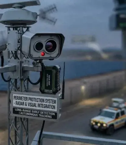 Protección perimetral avanzada mediante radares y cámaras de video