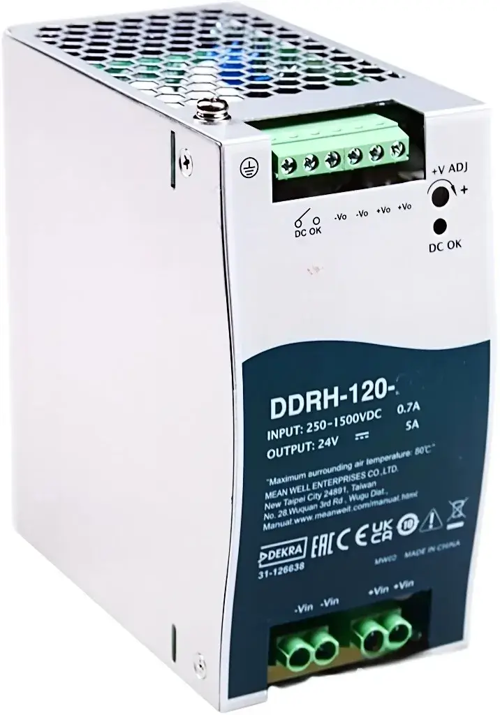 Convertidor DC/DC aislado para entornos industriales críticos