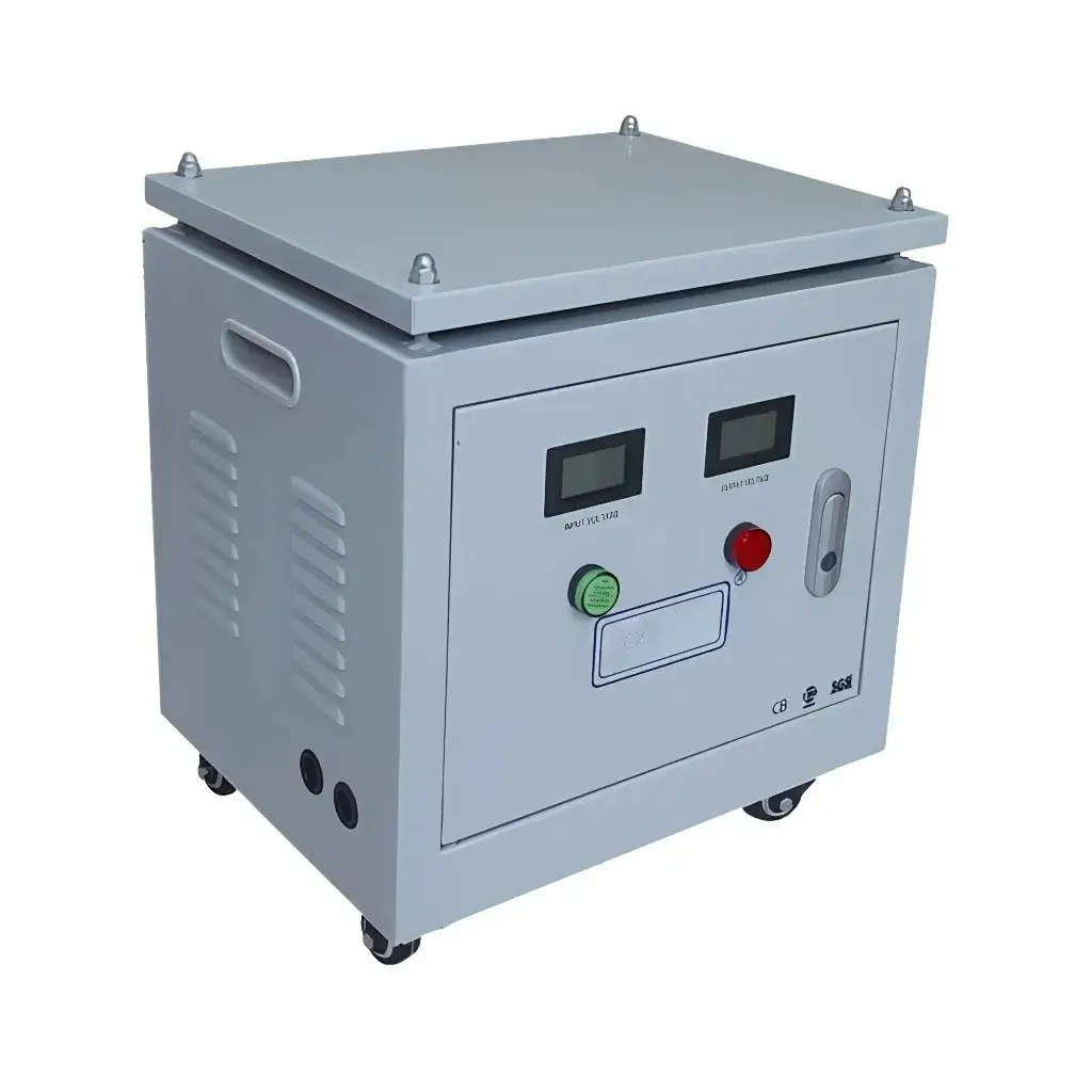 Transformador y regulador AC/AC industrial robusto