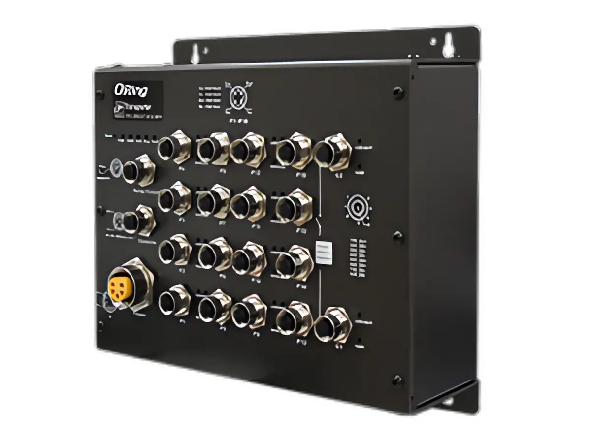 Switch Railway robusto con certificación EN50155